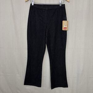 Cotton‎ Traders Womens Western Denim Wash Comfy Bootcut Jeggings Size 6 Black